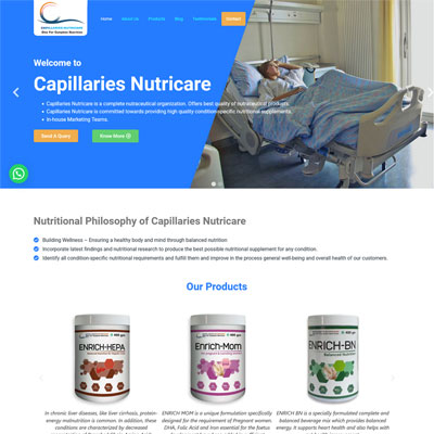 capillariesnutricare-medical-website