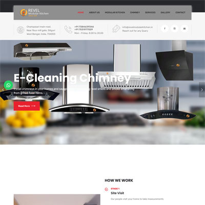 Kitchen Home Appliances Website